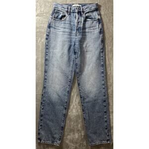 PACSUN Dad Jeans Pants Relaxed Straight Leg Button Fly Womens Size 24